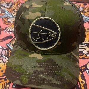 Stlhd Camo Fishing Richardson mesh trucker Hat